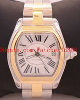 Wholesale Large Size W62031Y4 Automatic Mechanical Movement Two Tone K Yellow Gold Steel Men s Date Wrist Watches