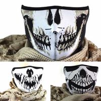Skull Neoprene Half Face Mask Ski Snow Motorcycle Sport Biker Winter Outdoor