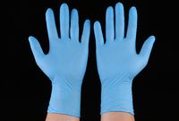 Wholesale rubber cleaning gloves powder free nitrile latex gloves disposable antiskid exam convenient dispenser nitrile glove lot100piece vt0294