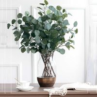Wholesale 86cm Artificial Plant Eucalyptus Tree Branch Leaf Decorative Faux Tree Garland for Wedding Garden Christmas Home Decor