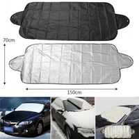 Wholesale Car Truck Windshield Snow Cover Ice Dust Frost Freezing Sun Shade Protector Magnetic Winter Summer Front Window Windscreen Cover192 x cm