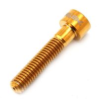 M6X30mm Titanium Ti Taper Head Bolts Allen Hex Headset Screw Gold 4Pcs//lot