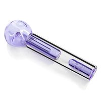 Wholesale Glasses Oil Burner Pipes Water Bongs Purple Glass Pipes Tobacco Smoking Pipes Glass Bubbler In Stock