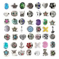 Wholesale Mix Alloy Loose Charm Bead At Least Different Style Fit For Pandora Bracelet Bangle Necklace