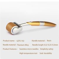 Wholesale ZGTS Titanium Micro Needles Therapy Derma Roller For Acne Scar Anti Aging Skin Care dermaroller CE