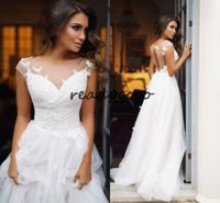 Wholesale Open Back Bohemian Wedding Dresses Butterfly Boho Backless Wedding Dress Summer White Bridal Gowns For Women Plus Size Elegant