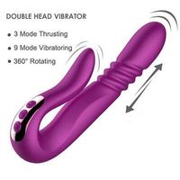 Wholesale 3 Telescopic Frequency G Spot Clitoris Vibration Rotating Penis Vibra T Love A23