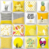 Wholesale Grey Yellow Decorative Pillows Buy Cheap Grey Yellow