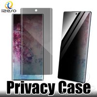 Wholesale For Samsung Galaxy Note S10 Plus Privacy Tempered Glass H Hardness D Edge Screen Protector Anti Spy Film Screen Guard Cover izeso