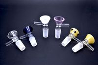 Wholesale Funnel Bowl for Glass Bong Bowls Pipes mm Thick slides bongs smoking color piece pink heady wholesalers oil rigs pieces mm mm slide dab