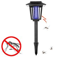 Wholesale Solar Powered Mosquito Killer Lamps Bug Zapper Insect Pest Killer Solar Lawn light for Garden Fence Yard Street Path Walkway