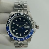 Wholesale montre de luxe mans automatic watches ceramics full stainless steel mm super luminous waterproof relojes de lujo para hombre