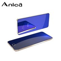 Wholesale AnicaT9 cheaper cute Mobile Phones unlocked inch bezel less Quadcore Quad Bands Cell phone dual SIM GSM Cellphones with Touch Keys cellphone for Girls Women