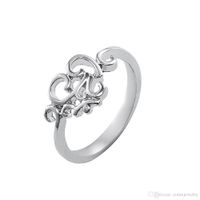 Wholesale Silver Plated India Hinduism Symbol Aum OM Ohm Ring Yoga Women Ring Jewelry