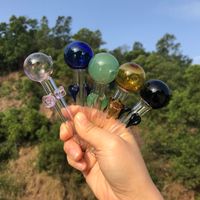 Wholesale China Factory Glass Oil Burner Pipe Glass Tube Colors Smoking Accessories Pyrex Smoking Water Pipe