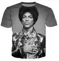 Wholesale Summer Style Newest Fashion Mens Womens American Singer Prince Roger Nelson Funny D Print Casual T Shirt ABCQ00193