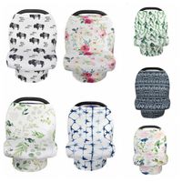 Wholesale Ins Baby Nursing Cover Stretchy Car Seat Covers BabyS Carseat Canopy Privacy NursingCover Breastfeedingcovers Multi Use Nursings Scarf CLS135 WLL