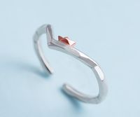 Wholesale The Waves Design Finger Ring Rose Gold s925 Silver Handmade Jewelery for Women Gift Party Wedding Designer Rings For Women