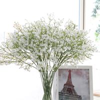 Wholesale 58cm Rustic Artificial Baby Breath Flower PU Wedding Flower Decor for Home Party Christmas Gift Gypsophila