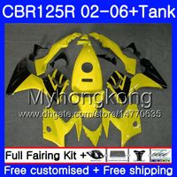 Wholesale Body Tank For HONDA CBR R CC CBR125RR CBR125R yellow hot sale HM CBR R R Fairing