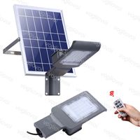 Wholesale Street Lights W W W W Outdoor Waterproof Solar Power With Remote For Garden Park Road Path DHL