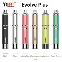 Wholesale Authentic Yocan Evolve Plus Kit E Cigarette Kits Wax Vaporizer mAh Battery Vape Pen Colors In Stock Newest Version