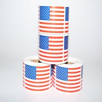Wholesale American Flags Sticker Trump Sticker Americano Election Independence Day American Flags Sticker Usa Flag National Flag EEA535