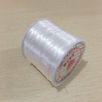 Wholesale 60m roll Nylon Crystal Cord Wire Stretch Elastic String Beading Cord DIY Jewelry Craft Clear Bracelet Beads Thread Jewelry Findings