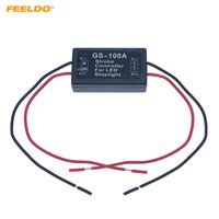 Wholesale FEELDO Car Auto V A Flash Strobe Controller Flasher Module Adapter for Halogen HID LED Brake Stop Light Wiring