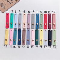 Wholesale 24 Colors Portable Telescopic Finger Strap Holder Soft Silicone Telescopic Finger Strap Bracket Wristband Stand Finger Phone Holder