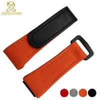 Wholesale Nylon Watchband Canvas Watch Bracelet mm Wristwatches Band Bottom Is Genuine Leather Watch Strap For Rm011 Rm3502 Rm056 Y19052301