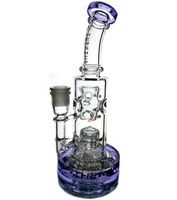 Wholesale straight fab egg glass bongs dab rigs oil rig honeycomb martrix perclator gorgeous glass smoking water pipes