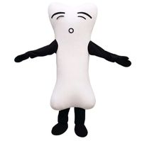 Wholesale Halloween Bone Mascot Costume Cartoon skeleton Anime theme character Christmas Carnival Party Fancy Costumes Adult Outfit