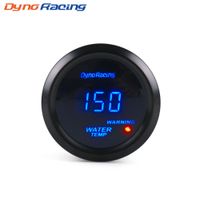 Wholesale Dynoracing Water Temp gauge quot mm Digital Water temperature gauge Blue led Car gauge car meter with sensor BX101462