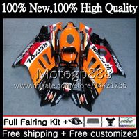 Wholesale Body For HONDA CBR600 F3 CBR600RR F3 CBR600FS PG17 CBR F3 FS CBR600F3 CBR F3 Fairing Bodywork Repsol orange kit