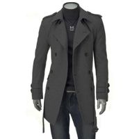 2020 Hot Sale 2015 New Brand Winter Mens Long Pea Coat Mens Wool Coat Turn Down Collar Double Breasted Men Trench Coat England Wind From Cnaonist, 2020 Hot Sale 2015 New Brand Winter Mens Long Pea Coat Mens Wool Coat Turn Down Collar Double Breasted Men Trench Coat England Wind From Cnaonist,