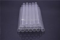 Wholesale Straight Pyrex Glass Tube Love Rose Glass straw Eco Borosilicate Glass Drinking Straws pipe smoking pipe
