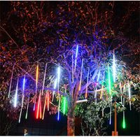 Wholesale 8 tube Meteor Light Outdoor waterproof led engineering decorative lights Lantern hollow double sided meteor shower lights