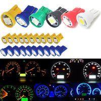 10X Instrument Panel Dashboard 5050 SMD LED Light Bulbs W//PC74 T5 Sockets Yellow