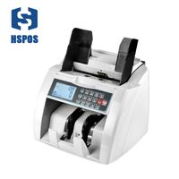 Wholesale HSPOS HS Automatic MultiCurrency cash registe Money counter Bill Counter Counting LCD Display Machine for EURO US Dollar AUD Pound