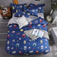 Flat Sheet and Two Pillow Cases Adorable Silhouette Cat Sheets Includes a Fitted Sheet Set of 4