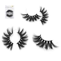 Wholesale 100 D Mink lashes Hair mm lashes False Eyelashes better than d Thick Long Messy Cross Eye Lashes Extension Eye Makeup Tools