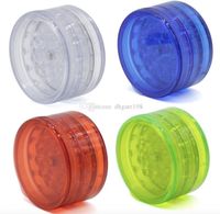 Wholesale Newest Large mm parts custom cheap plastic grinder colorful Acrylic Miller dry herb tobacco grinder for smoking