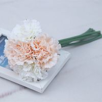 Wholesale FEIS hotsale Japanese Style Bouquet Imitation carnation bride hand hold flower wedding supplier wedding party decoration