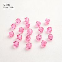 209 5328 Art 10 Swarovski® Kristall Perlen Xilion Beads 6mm ROSE
