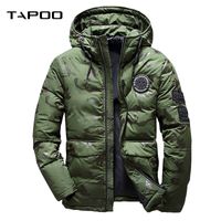 Wholesale 2019 Men Winter Feather Jacket men s Hooded camouflage parka jackets white mens thick jacket ultralight down jacket male donsjas S191019