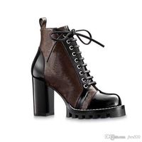 Tacco stivali Martin Winter Coarse scarpe tacco donna progettista desert boots 100% vera pelle stivali di lusso tacco alto grande formato US11 35 42 Tacco stivali Martin Winter Coarse scarpe tacco donna progettista desert boots 100% vera pelle stivali di lusso tacco alto grande formato US11 35 42