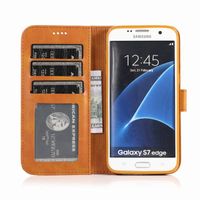 Wholesale Wallet Case For Samsung Galaxy S7 Edge Cover Flip Luxury Magnetic Closure Stand Leather Phone Cases For Samsung S S7edge Coque