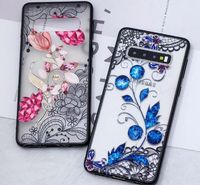 Wholesale Flower Case Floral Paisley Henna Rose Cover For Iphone XS MAX XR X Galaxy S10 S10e S9 Plus Note9
