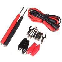 22PCS Replaceable Test Clips Leads Kit Fluke Multimeter Banana Tester Probe Set